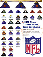 NFL Pool Table Lights