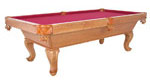 Tiburon Medium Oak Pool Table