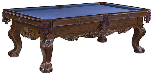 Luxor Teak Pool Table