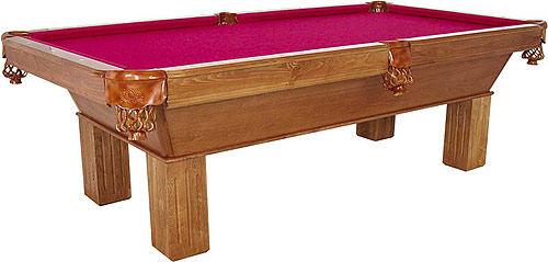 Windsor Medium Oak Pool Table